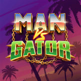 Man vs Gator logo