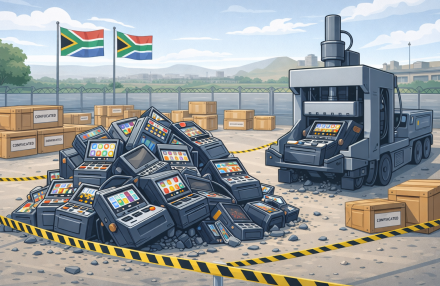 Les autorités sud-africaines du Limpopo collaborent pour détruire les machines illégales image