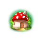 Mushroom house image