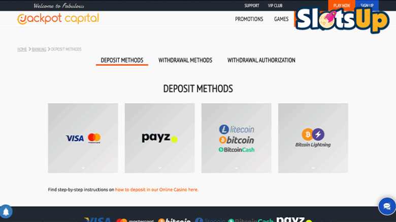 Jackpot Capital payments