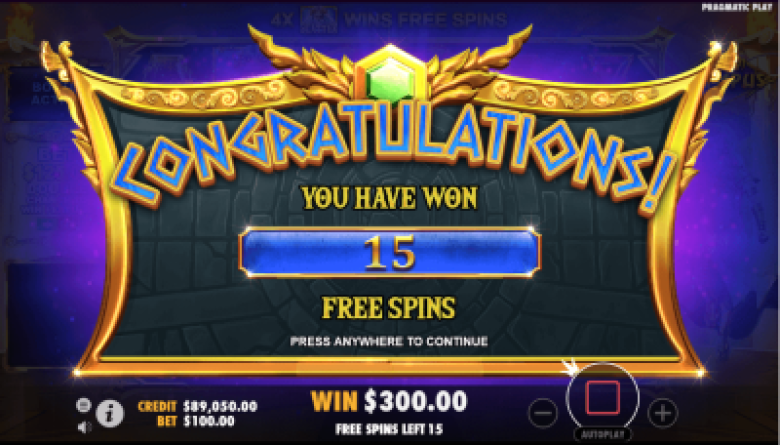 Gates Of Olympus - Olympus Bonus Features