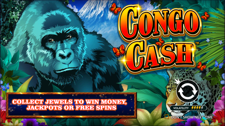 Congo Cash Main Screen