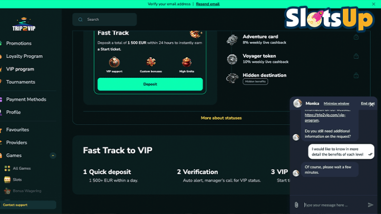 Trip2Vip customer-support