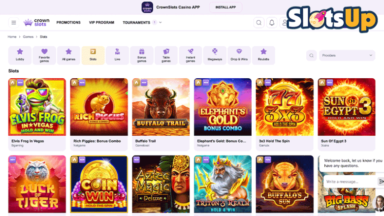 crownslots machines à sous