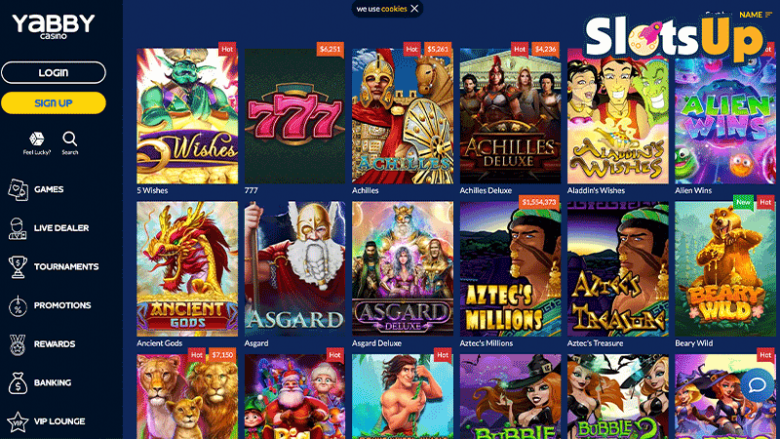 Machines à sous Yabby