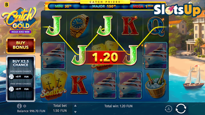 Catch the Gold Hold and Win