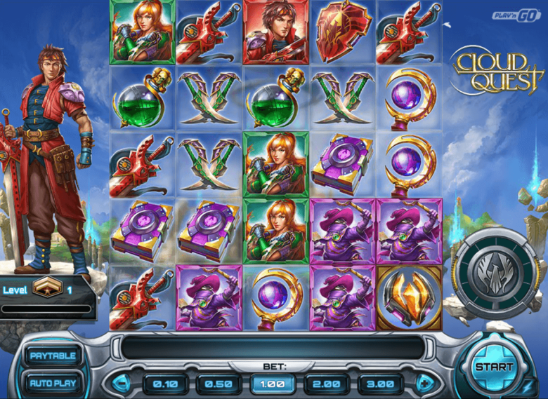 Cloud Quest revue sur la machine à sous