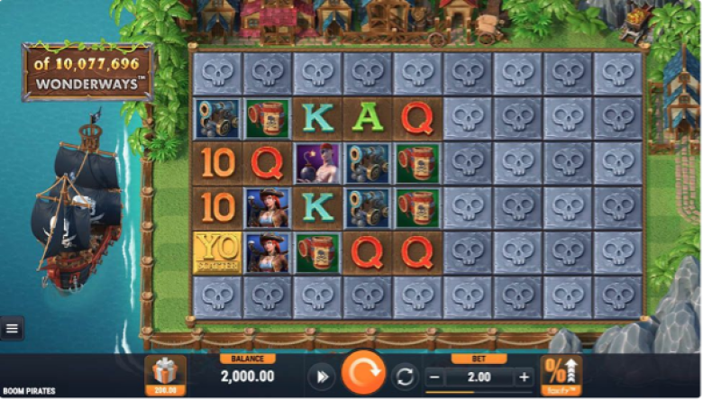 Boom Pirates machine a sous