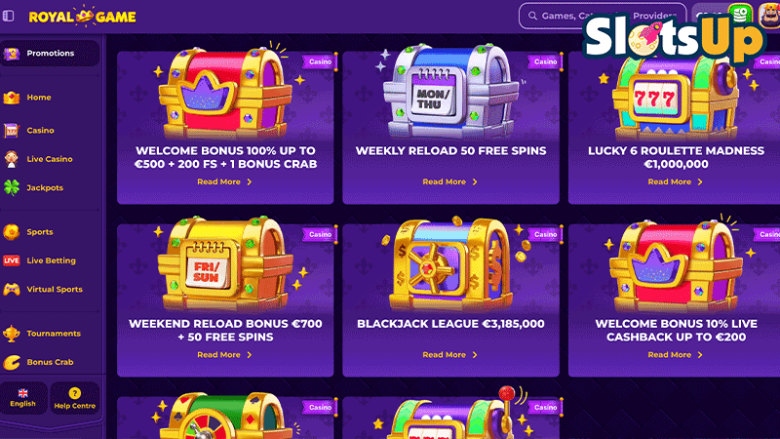 RoyalGame promotions