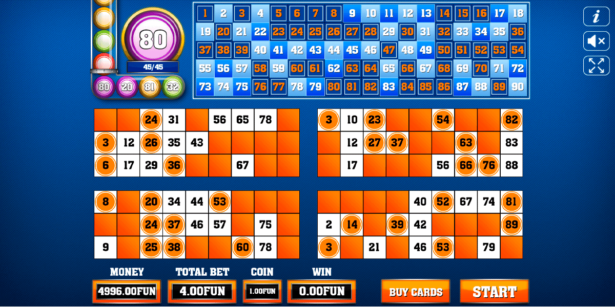 Bingo urgent games 