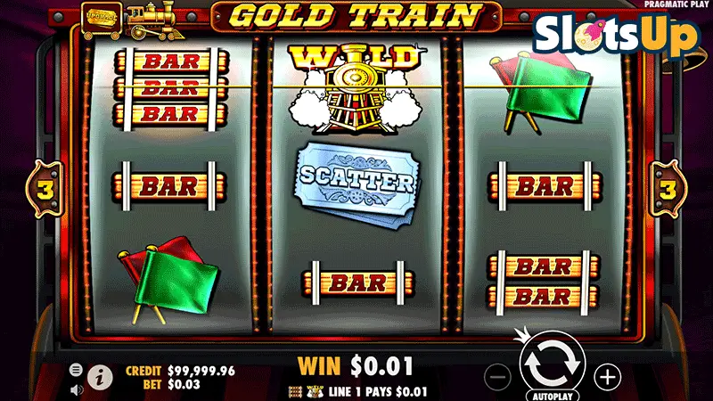 Gold Train machine a sous