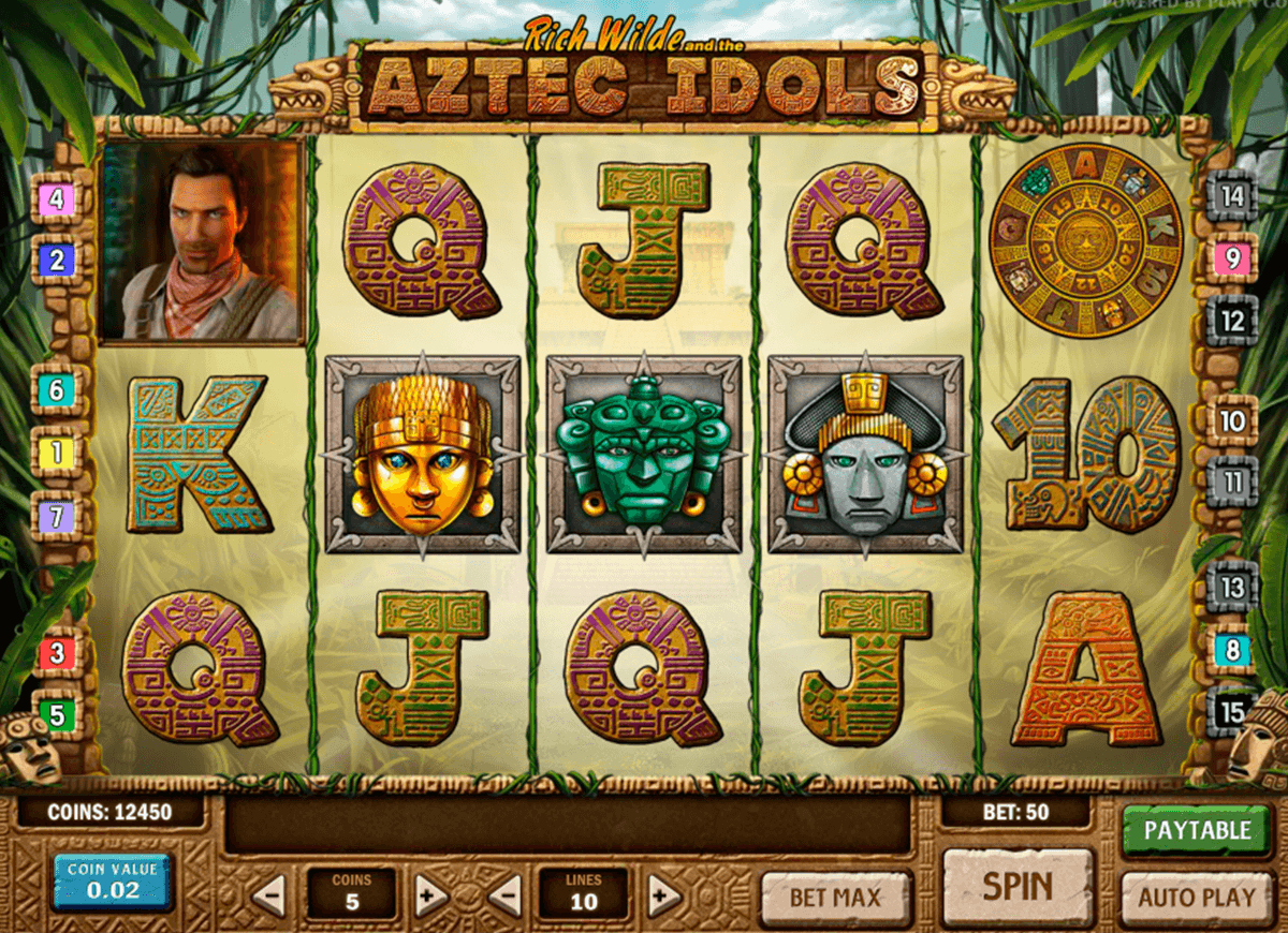 aztec idols playn go machine a sous