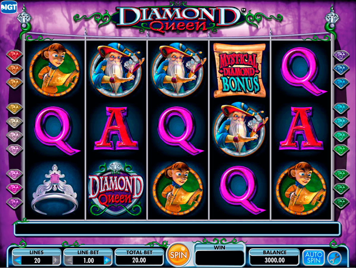 diamond queen igt machine a sous