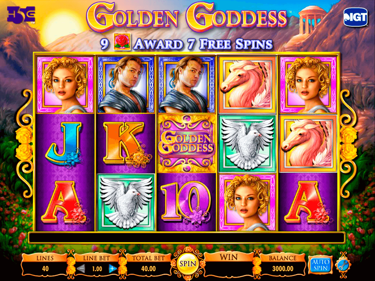 golden goddess igt machine a sous