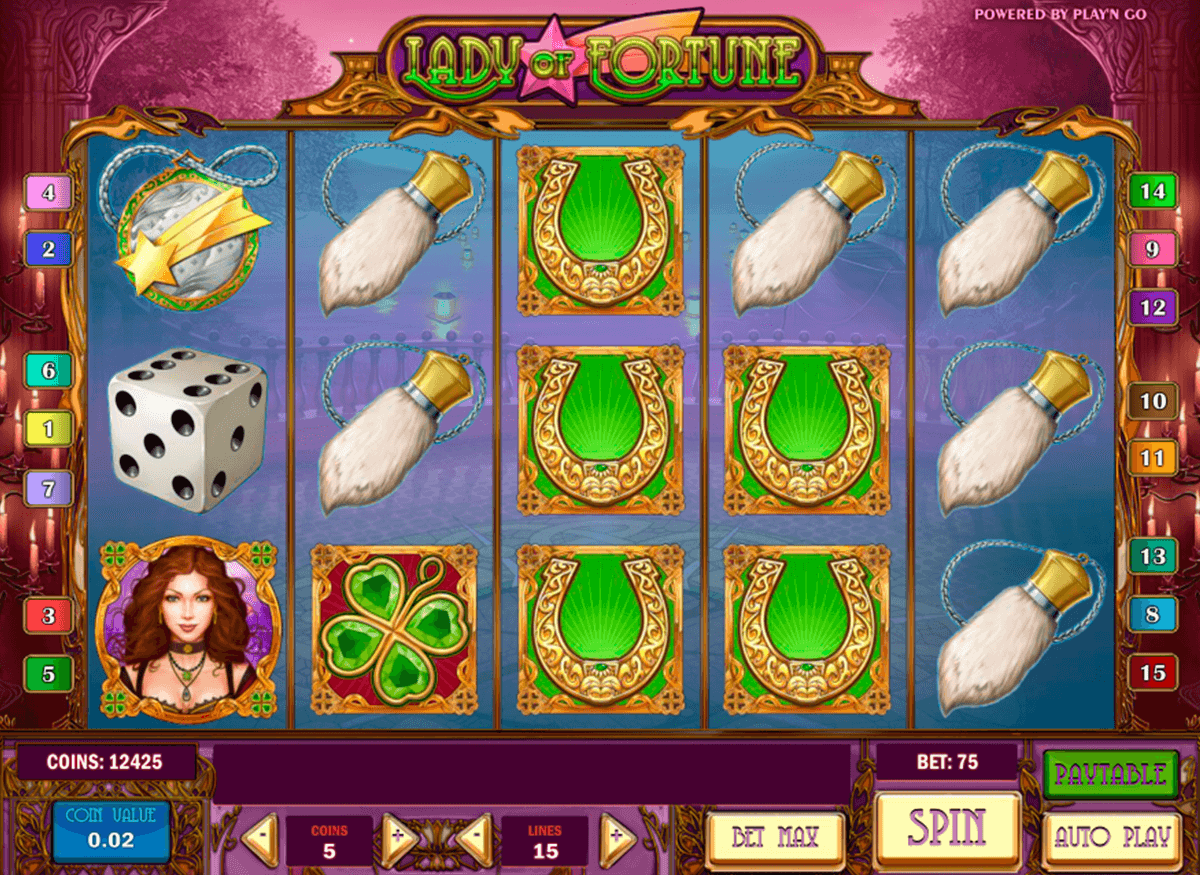 lady of fortune playn go machine a sous