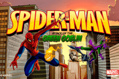 Logo spider man attack of the goblin playtech jeu casino 