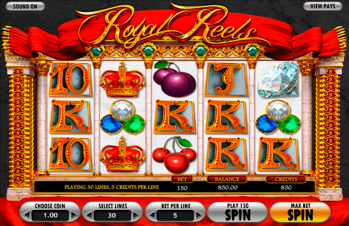 royal reels betsoft machine a sous